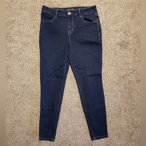 New Maurices Premium Denim stretchy high rise skinny jeans size large